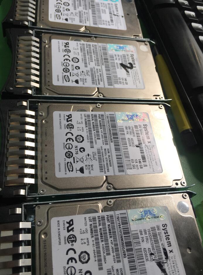 常州某企业客户IBM服务器亮黄灯,财务系统无法进入,数据成功恢复.