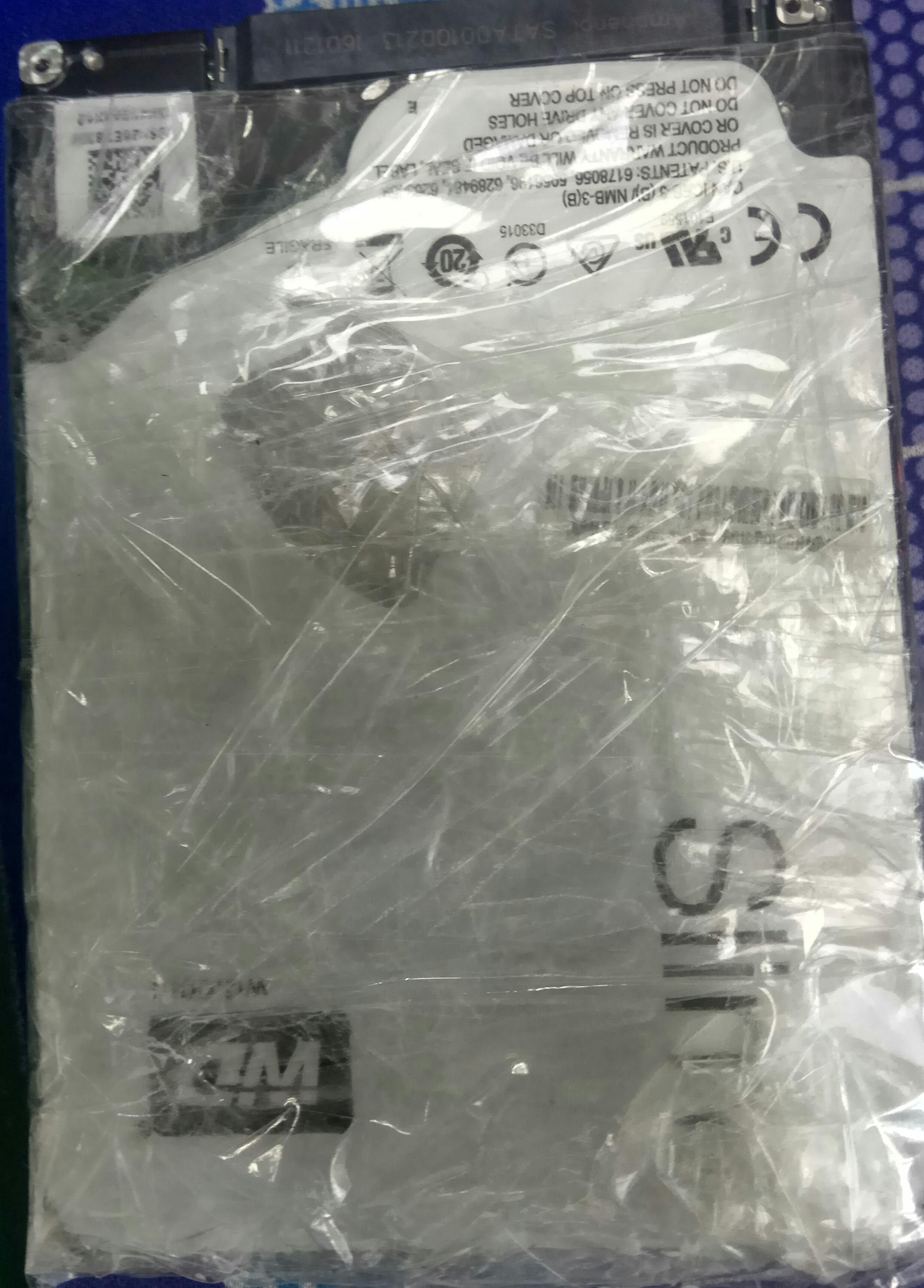 张先生1TB西数硬盘数据恢复成功