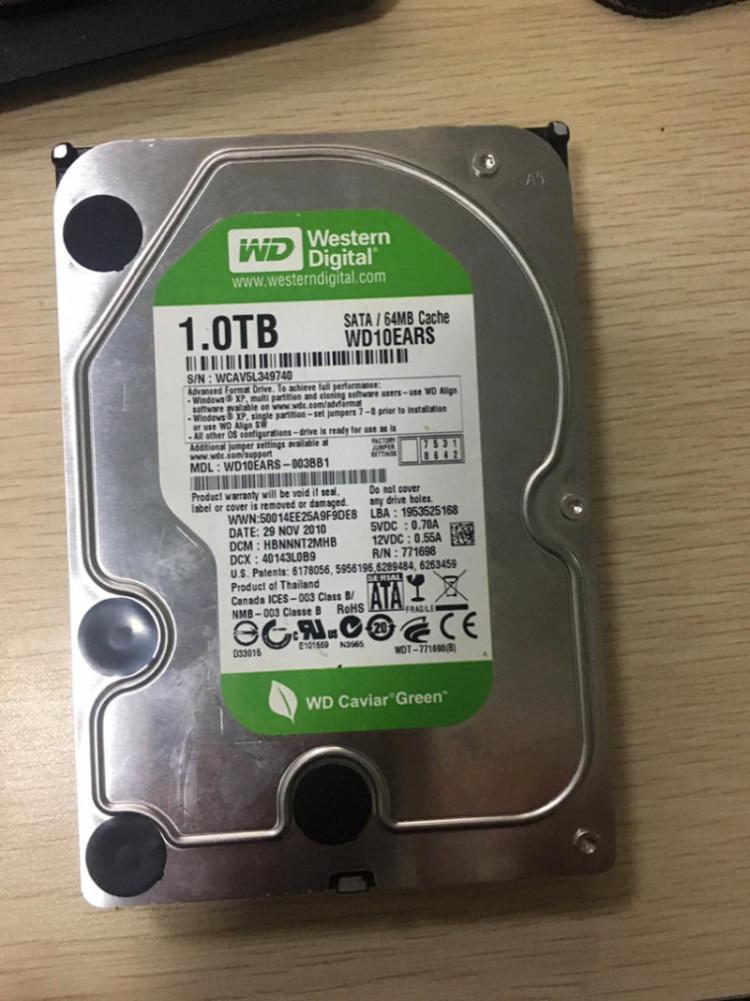 WD10EARS硬盘恢复成功
