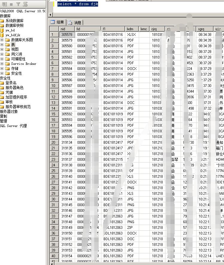 浙江某物流有限公司ERP系统yw_bd_Data.mdf.Pluto,数据库恢复成功，软件完美运行
