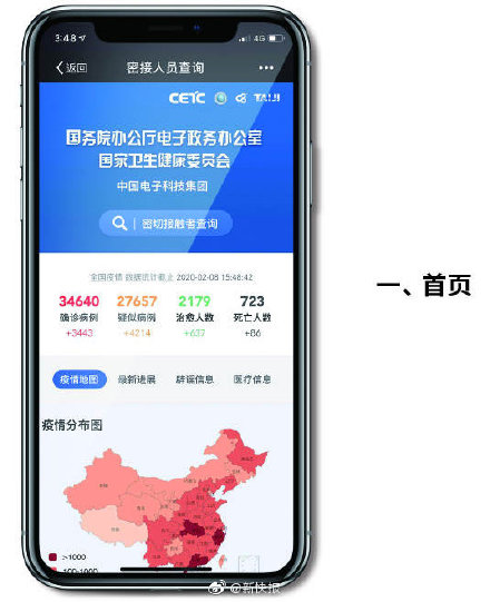 新冠肺炎密切接觸者測(cè)量?jī)x上線 輸入姓名和身份證號(hào)碼就能查插圖