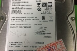 ST500DM002开盘数据恢复成功