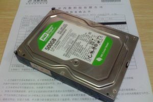 西部数据500G硬盘开盘数据恢复成功