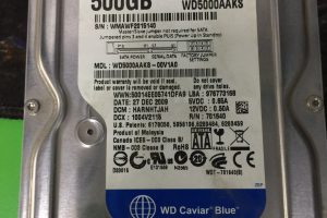 WD5000AAKS开盘数据恢复成功