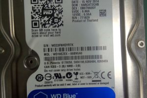 马先生1TB西数硬盘开盘数据恢复成功