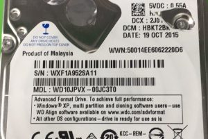 西数WD10JPVX开盘数据恢复成功