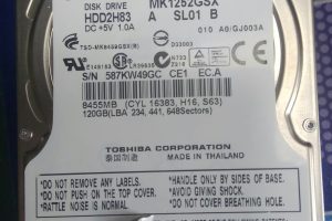 赵先生120G东芝硬盘开盘恢复成功