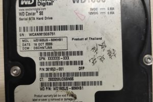 WD1600JS-60MHB1硬盘恢复成功