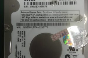 500G西数硬盘数据恢复成功