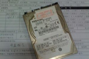 硬盘数据恢复—东芝160G硬盘开盘数据恢复