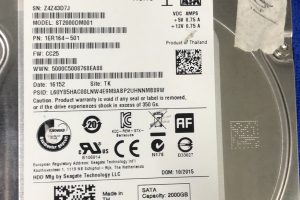 ST2000DM001硬盘修复成功