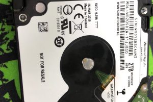 西数2T移动硬盘开盘数据恢复成功