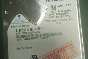 时先生2TB西数移动硬盘开盘数据恢复成功