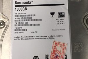 ST1000DM003开盘数据恢复成功