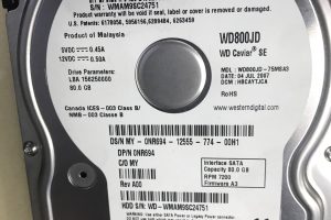 WD800JD开盘数据恢复成功