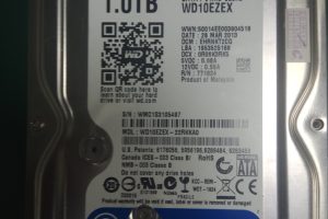 1TB西数硬盘开盘数据恢复成功