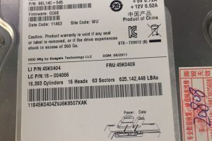 希捷ST3320418AS开盘数据恢复成功