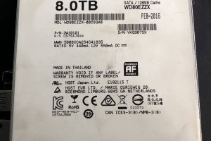 泰州某客户8TB NAS数据硬盘损坏,数据成功恢复