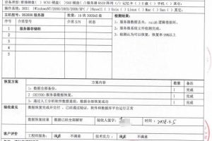 甘肃省科学技术情报研究所服务器数据恢复成功