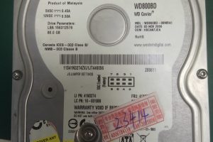 范先生西数硬盘开盘数据恢复成功