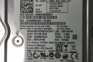 WD3200AAKS开盘数据恢复成功