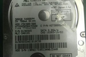 汤先生500G日立硬盘开盘数据恢复成功