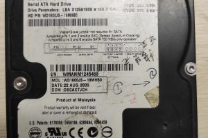 WD1600JS-19MHB0硬盘恢复成功